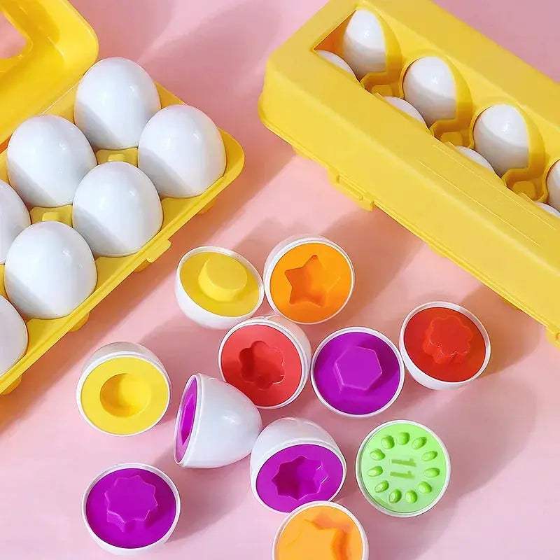 Montessori Educational Egg Shape Sorter Puzzle For Baby Development - ToylandEU