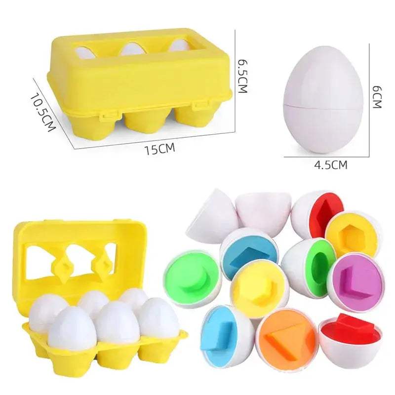 Montessori Educational Egg Shape Sorter Puzzle For Baby Development - ToylandEU