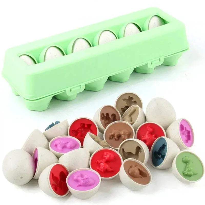 Montessori Educational Egg Shape Sorter Puzzle For Baby Development - ToylandEU