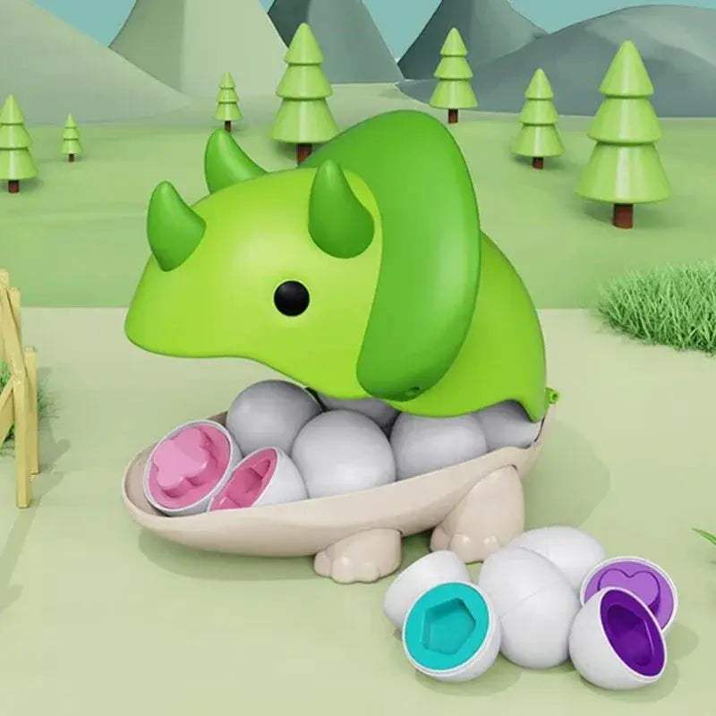 Montessori Educational Egg Shape Sorter Puzzle For Baby Development - ToylandEU