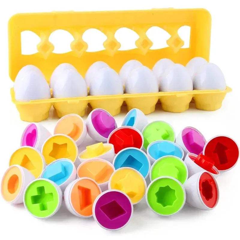 Montessori Educational Egg Shape Sorter Puzzle For Baby Development - ToylandEU