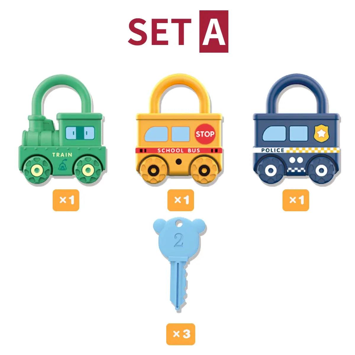  Montessori Educational Toys Lock And Key Set Durable Toy -  ToylandEU™