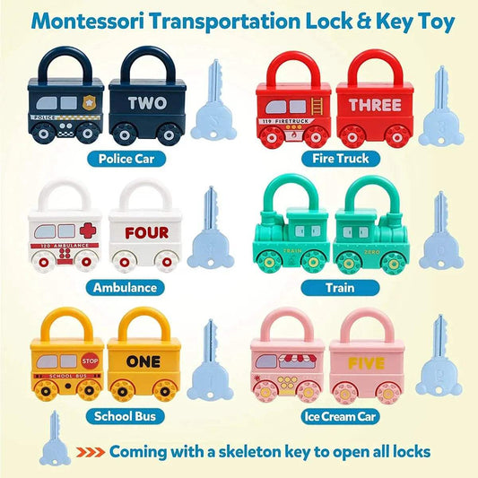  Montessori Educational Toys Lock And Key Set Durable Toy -  ToylandEU™