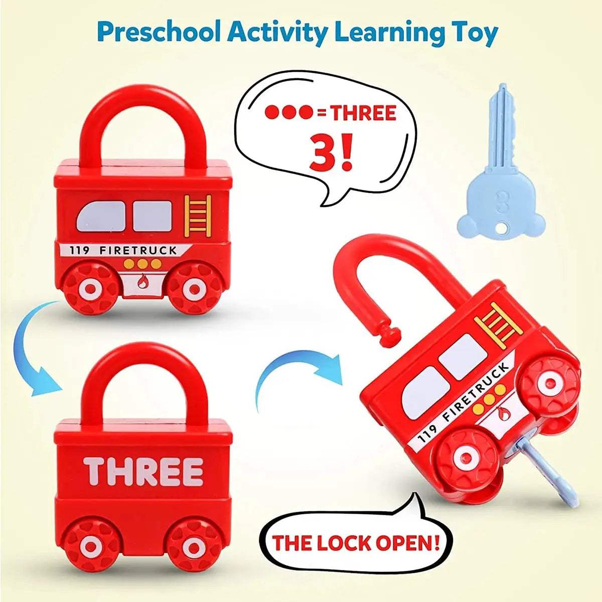 Montessori Educational Toys Lock And Key Set For Early Learning - ToylandEU