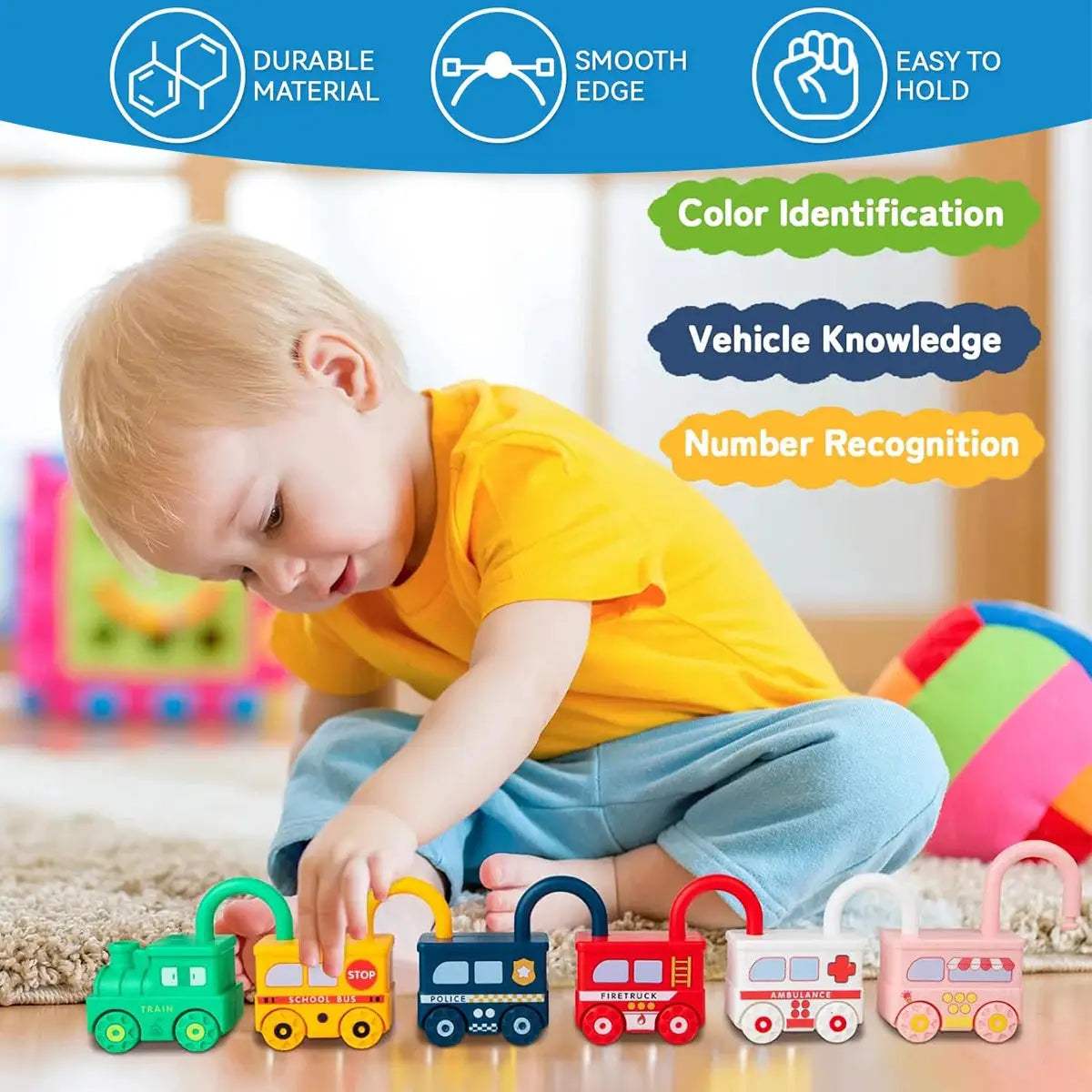 Montessori Educational Toys Lock And Key Set For Early Learning - ToylandEU