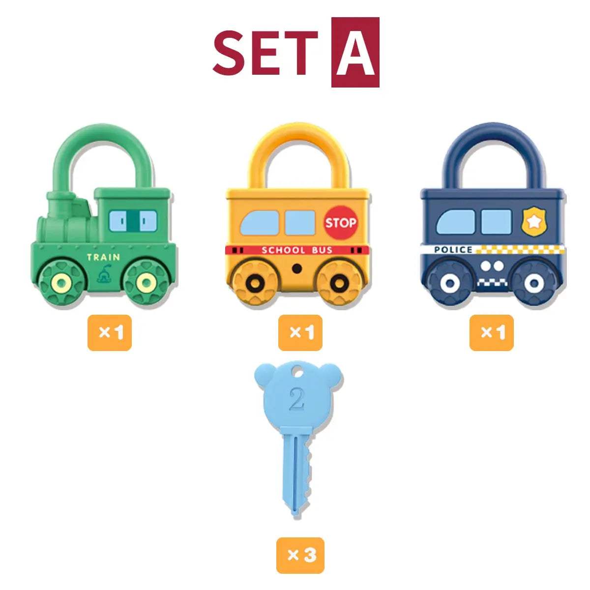 Montessori Educational Toys Lock And Key Set For Early Learning - ToylandEU