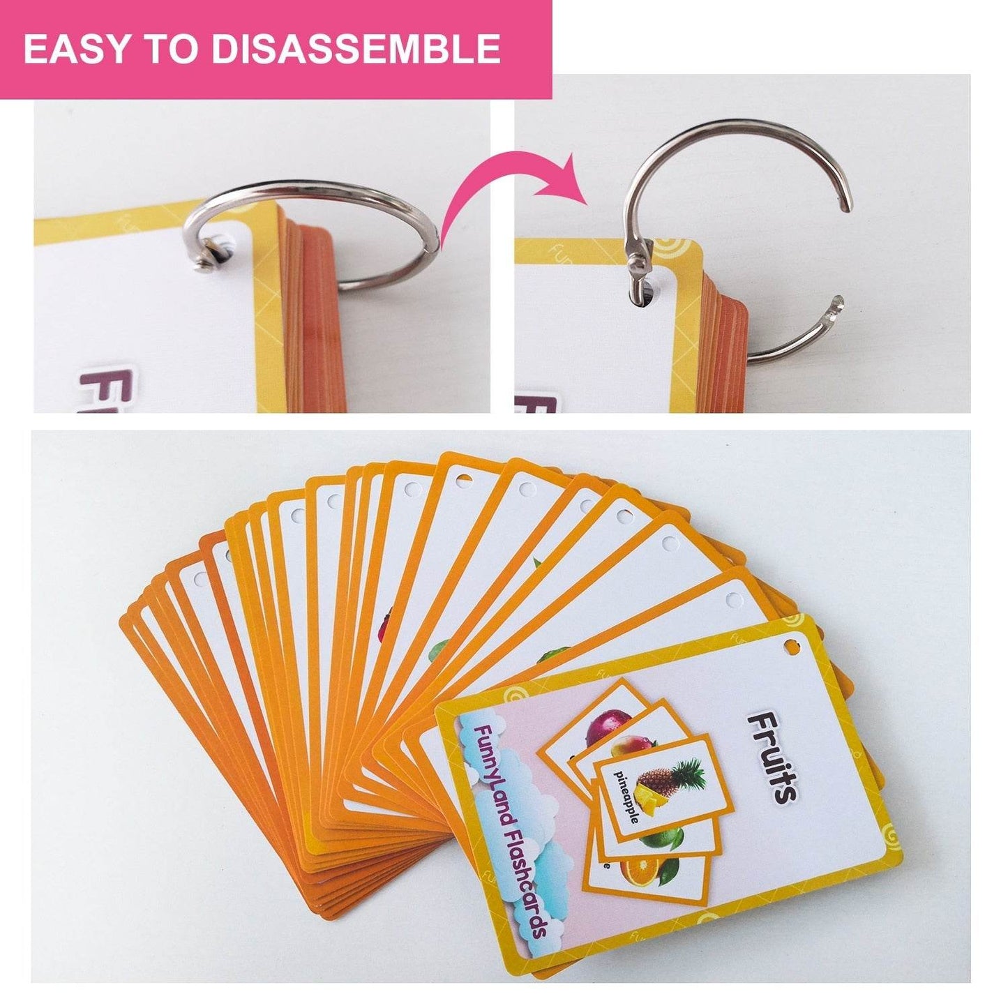 Монтесори Флашкарти за изучаване на английски: Интерактивна игра на думи за деца - ToylandEU