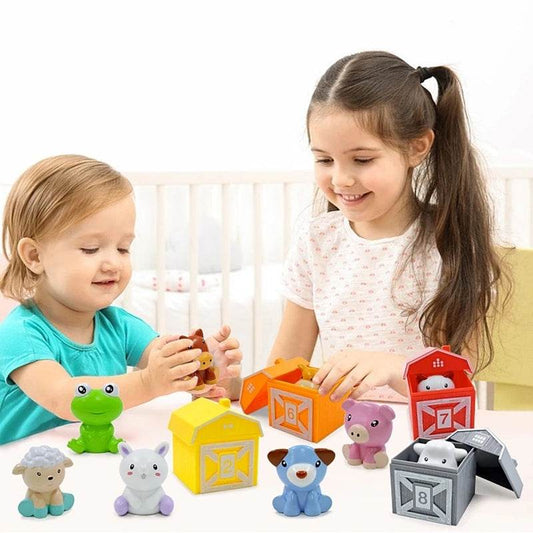 High-Quality Toddler Montessori Learning Set Colorful Farm Animal Finger Puppets for Early Childhood Education - ToylandEU