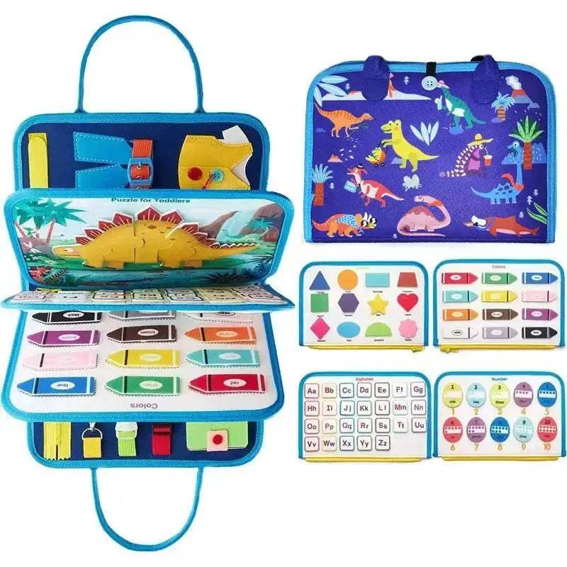 Montessori Felt Busy Board For Sensory Learning Toy - ToylandEU