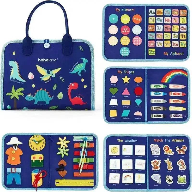 Montessori Felt Busy Board For Sensory Learning Toy - ToylandEU