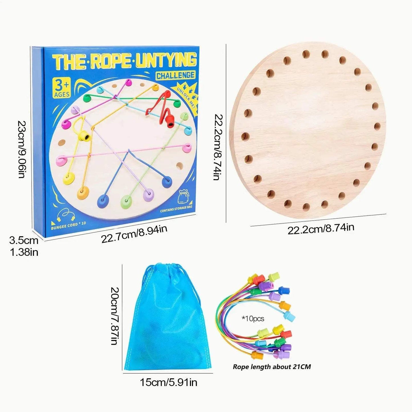 Montessori Rope Puzzle Untangling Game CE Certified -  ToylandEU™