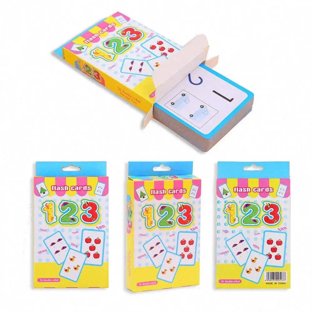 Montessori Flash Cards for Kids - Fun Letter & Number Learning Set - ToylandEU