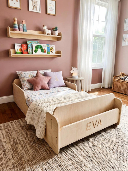 Montessori Floor Bed | Baltic Birch Ply | Toylandeu™