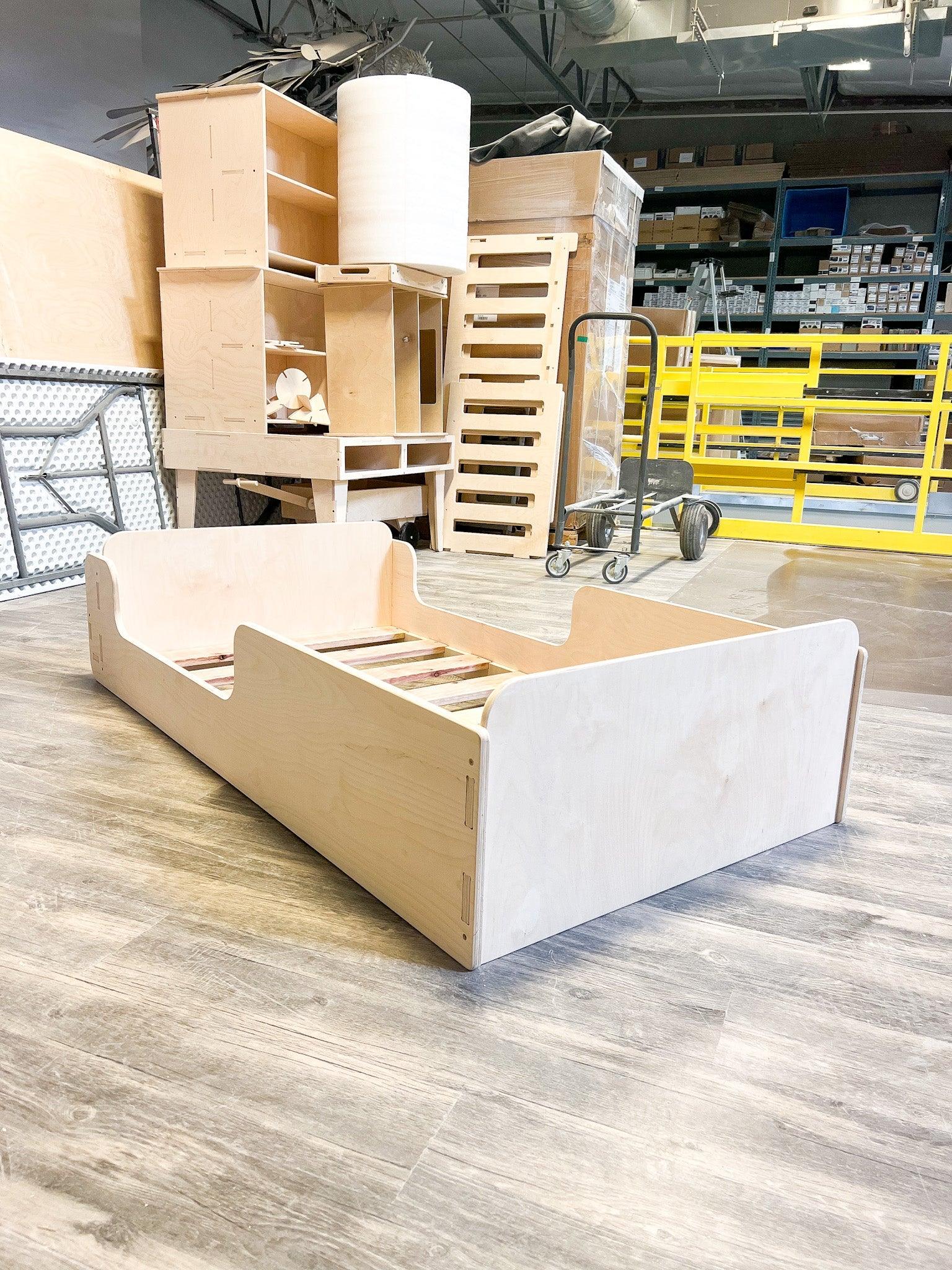 Montessori Floor Bed | Baltic Birch Ply | Toylandeu™