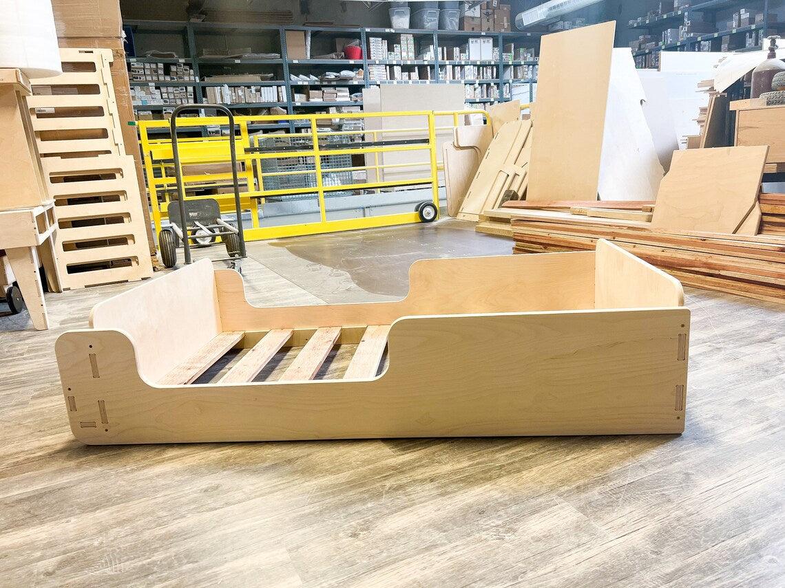 Montessori Floor Bed | Baltic Birch Ply | Toylandeu™