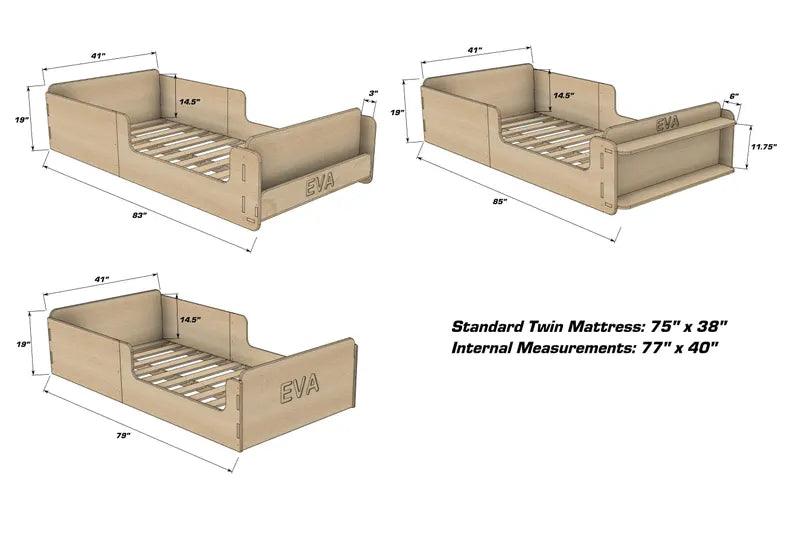Montessori Floor Bed | Baltic Birch Ply | Toylandeu™