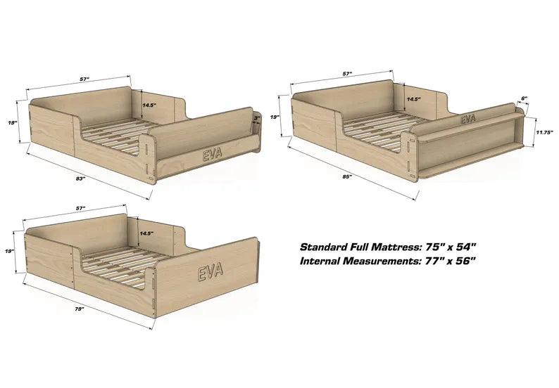 Montessori Floor Bed | Baltic Birch Ply | Toylandeu™