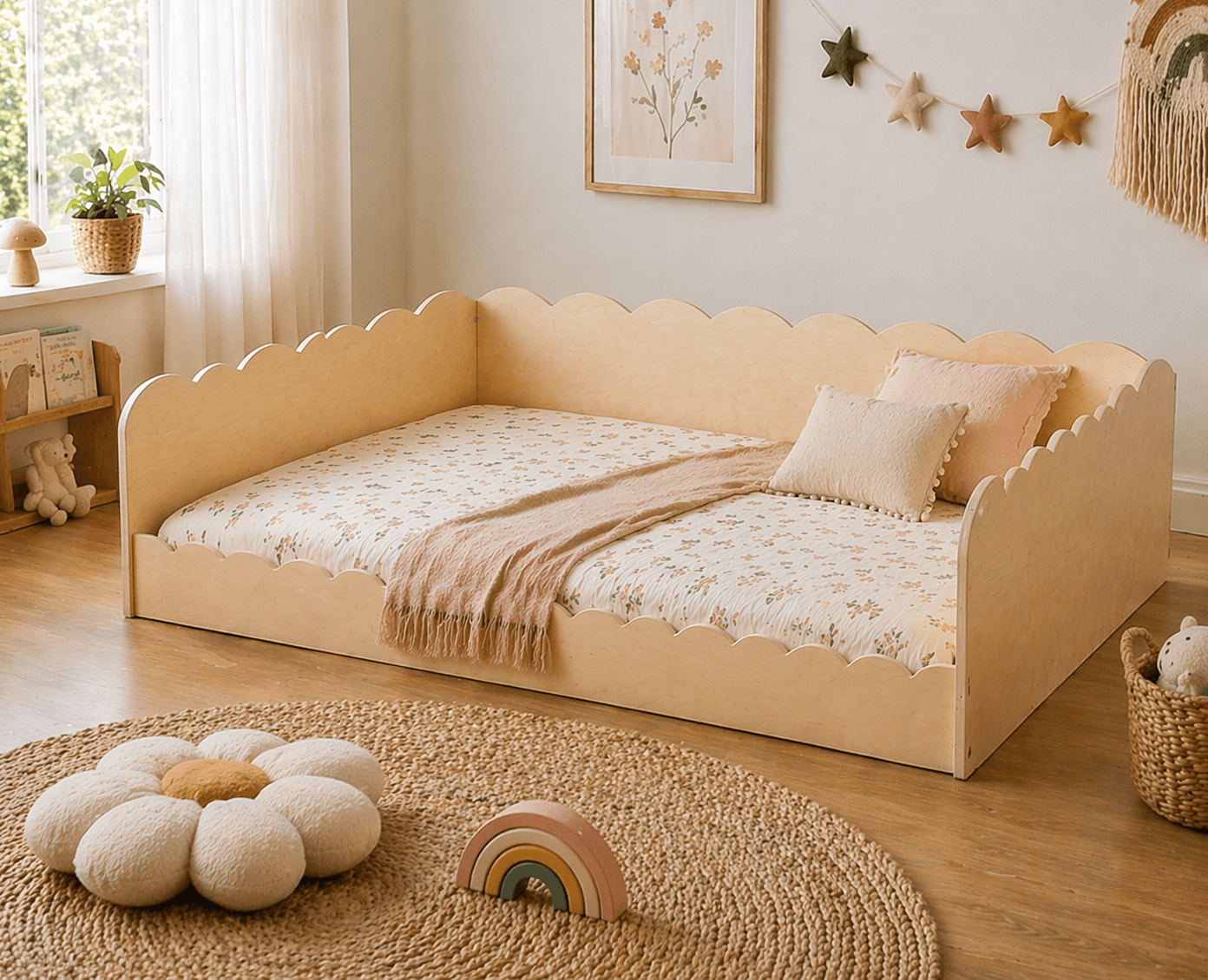 Montessori Floor Bed Baltic Birch Plywood | Toylandeu™