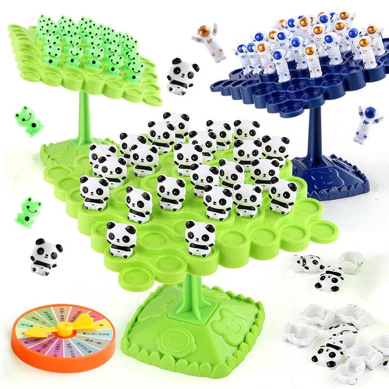 Montessori Math Toys Creative Fun Frog Balance Tree Toy Puzzle Tabletop Parent Child Interactive Thinking Training Game Gift - ToylandEU