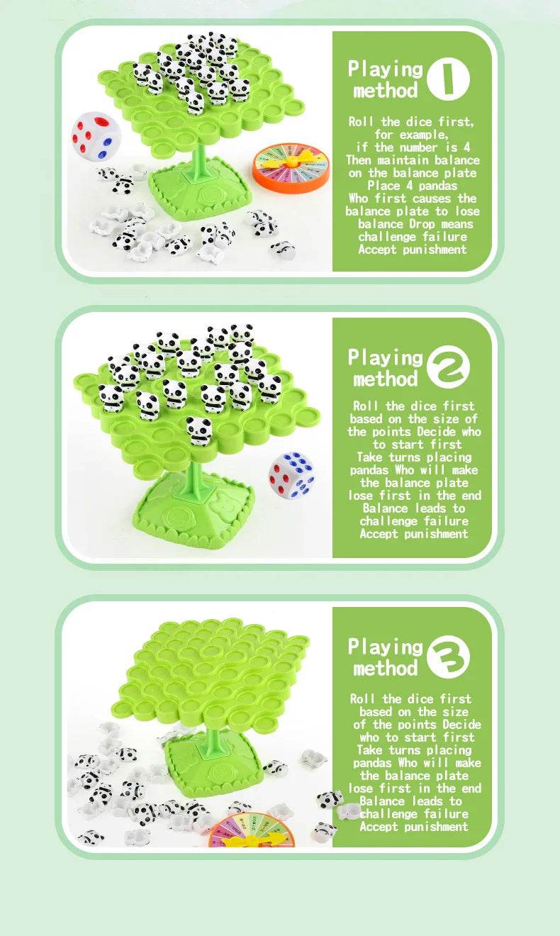 Montessori Math Toys Creative Fun Frog Balance Tree Toy Puzzle Tabletop Parent Child Interactive Thinking Training Game Gift - ToylandEU