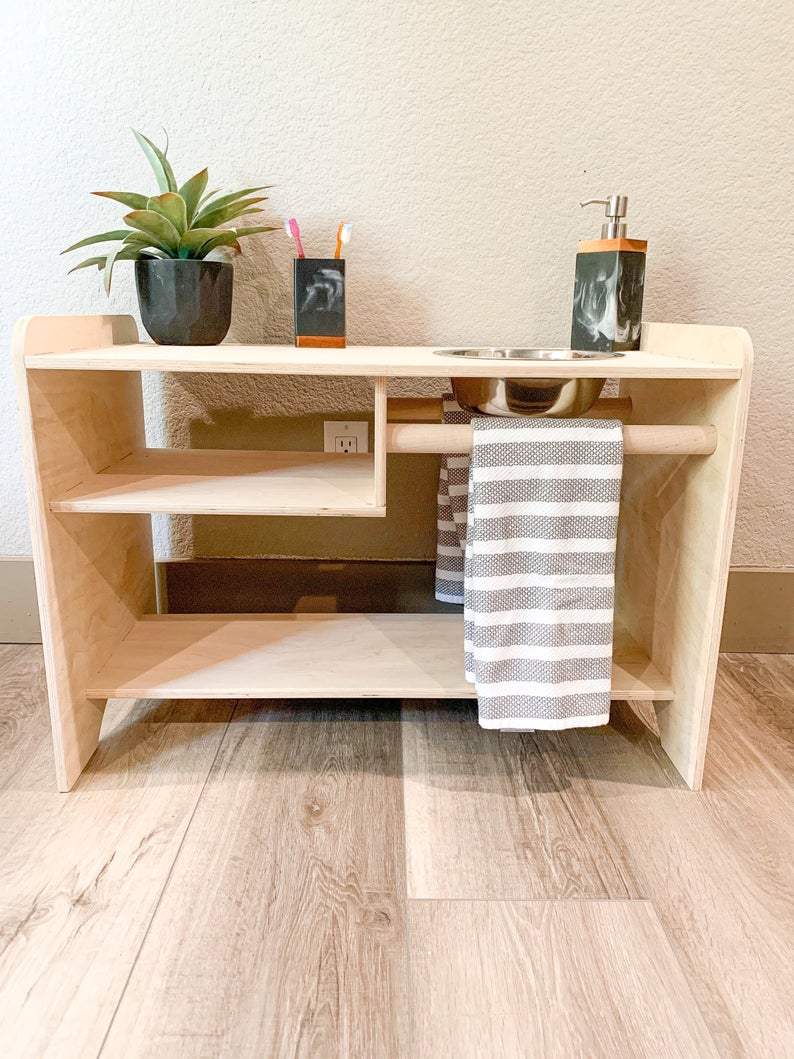 Toddler Wash Station | Baltic Birch Plywood | Pre Sanded Finish