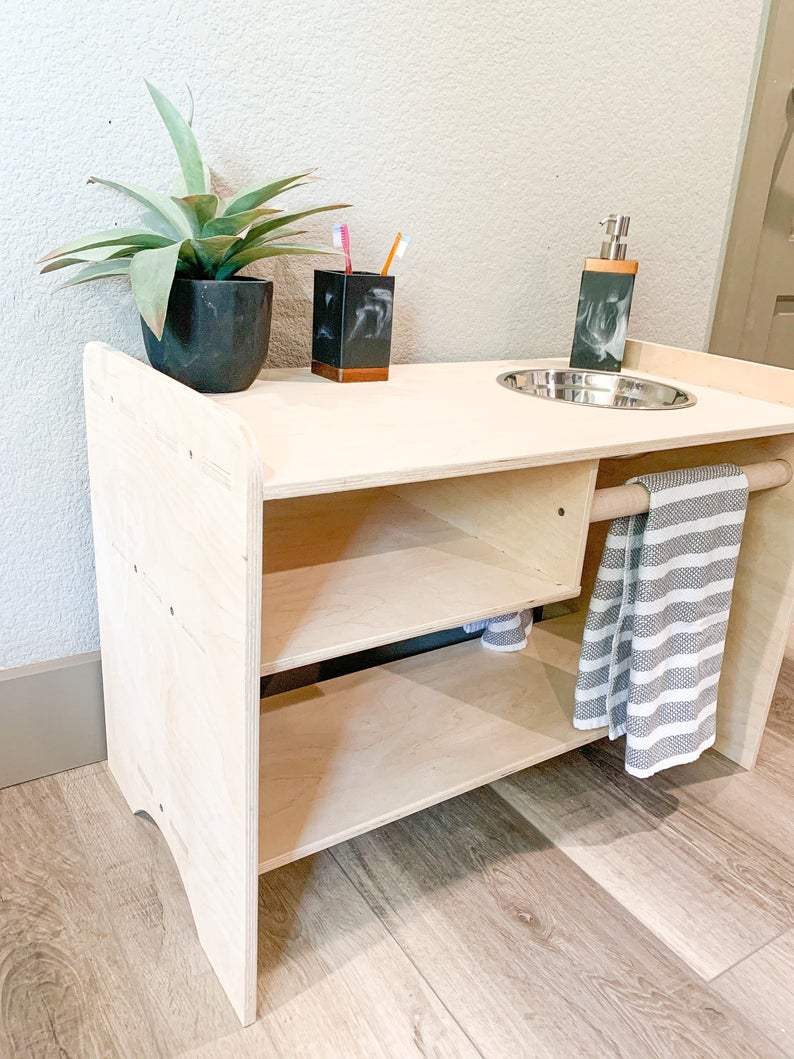 Toddler Wash Station | Baltic Birch Plywood | Pre Sanded Finish