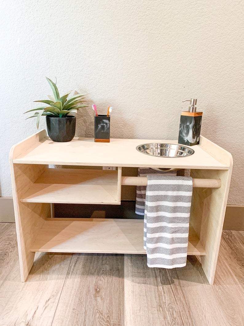 Toddler Wash Station | Baltic Birch Plywood | Pre Sanded Finish