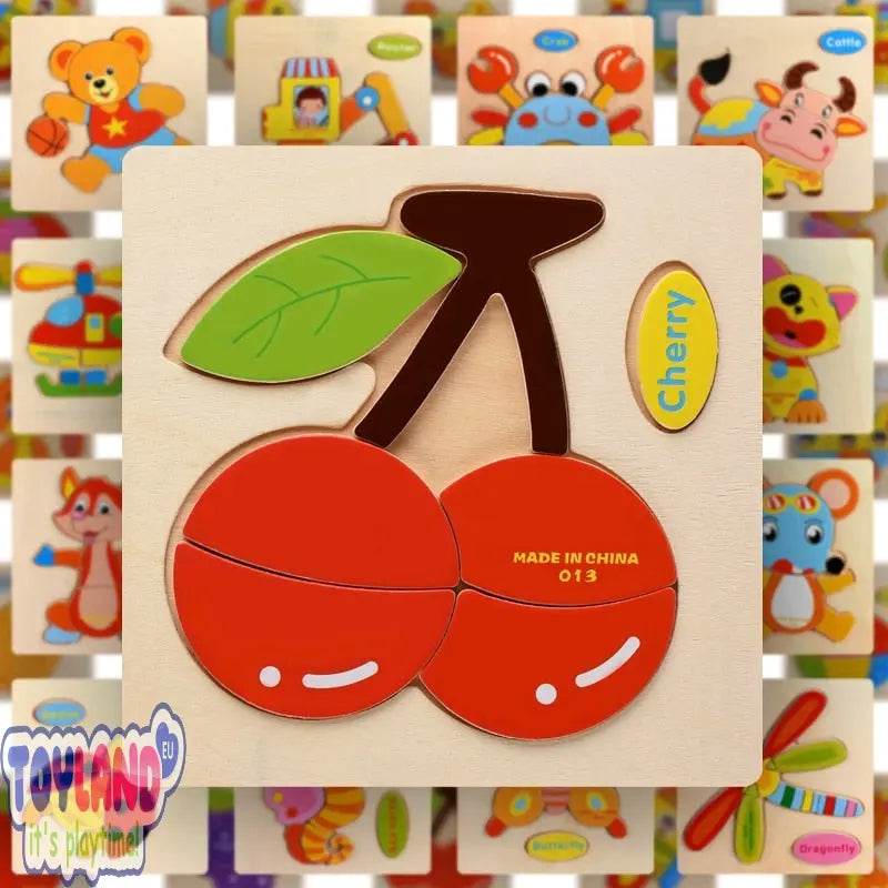 Montessori Geometric Puzzle Set - Fun Learning Toy for Kids - ToylandEU