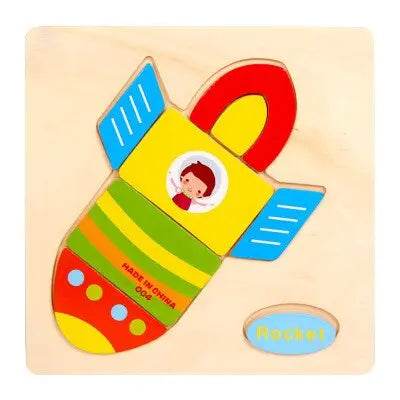 Montessori Geometric Puzzle Set - Fun Learning Toy for Kids - ToylandEU