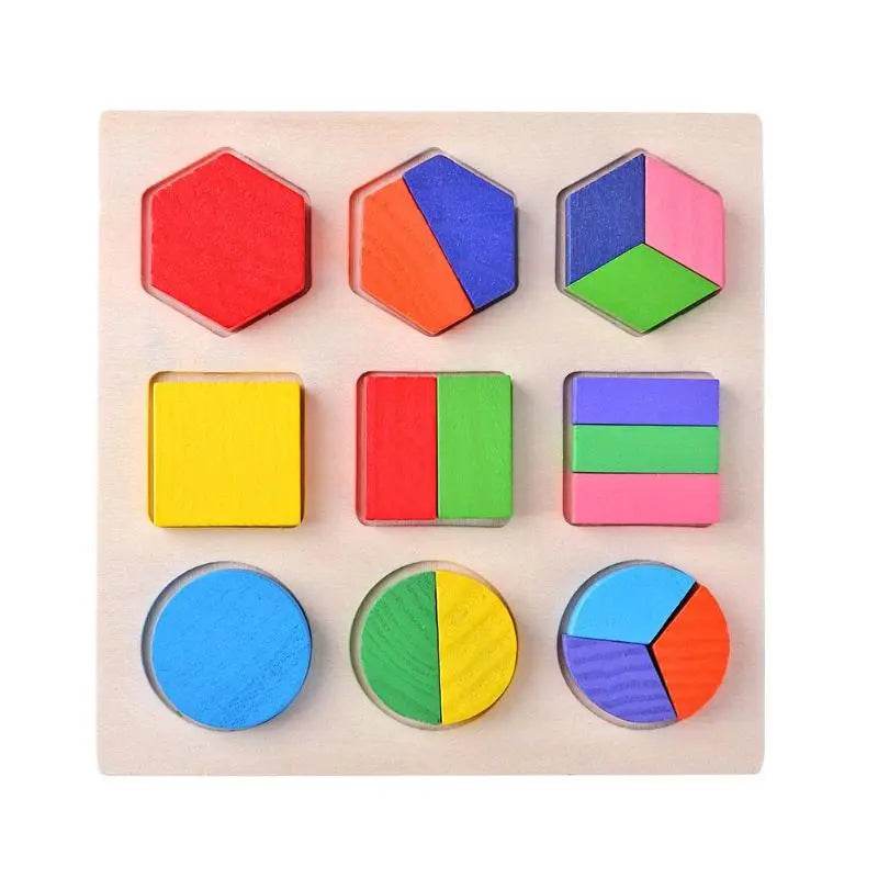 Montessori Geometric Puzzle Set - Fun Learning Toy for Kids - ToylandEU