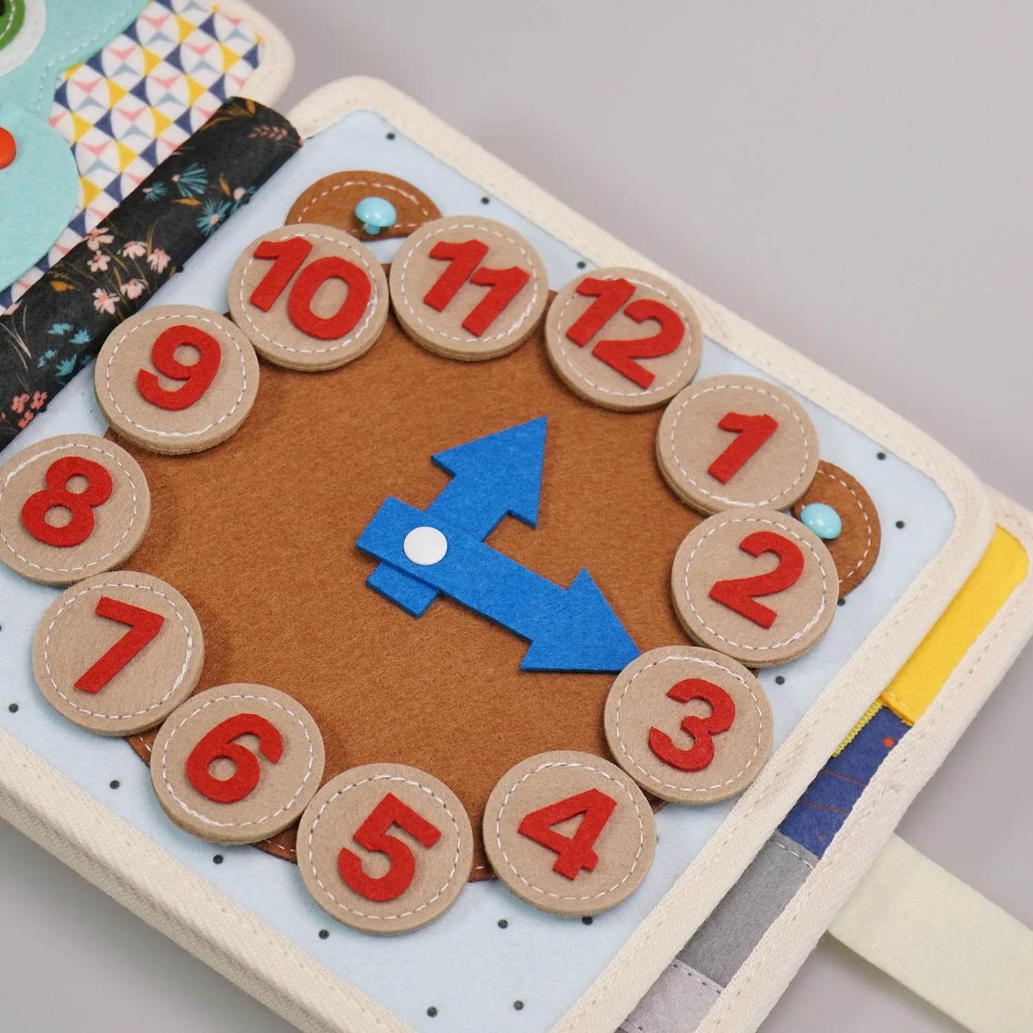 Montessori Hedgehog Busy Board Animal Educational Toy with 8 Interactive Games - ToylandEU