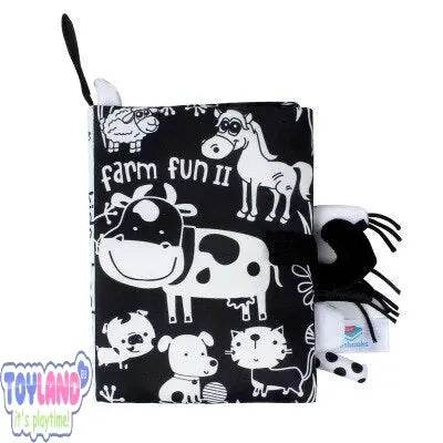 بطاقات مونتيسوري التعليمية عالية التباين لتحفيز الطفل بصريًا - ToylandEU