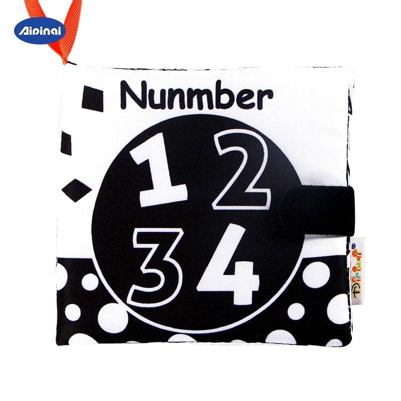 بطاقات مونتيسوري التعليمية عالية التباين لتحفيز الطفل بصريًا - ToylandEU