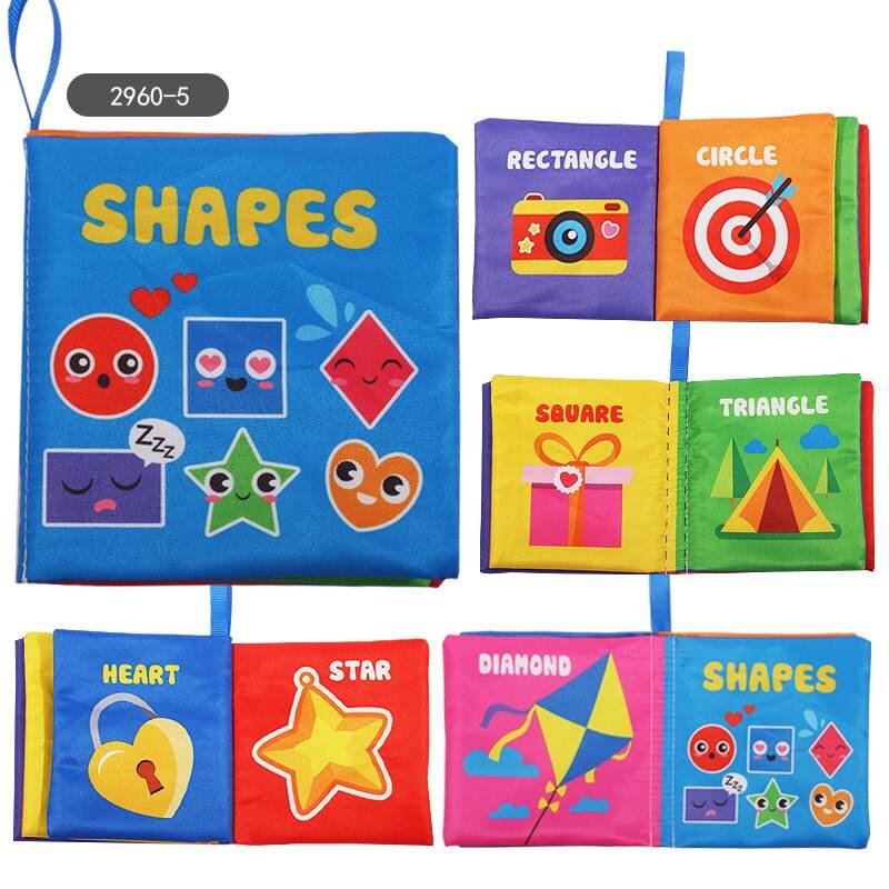 بطاقات مونتيسوري التعليمية عالية التباين لتحفيز الطفل بصريًا - ToylandEU