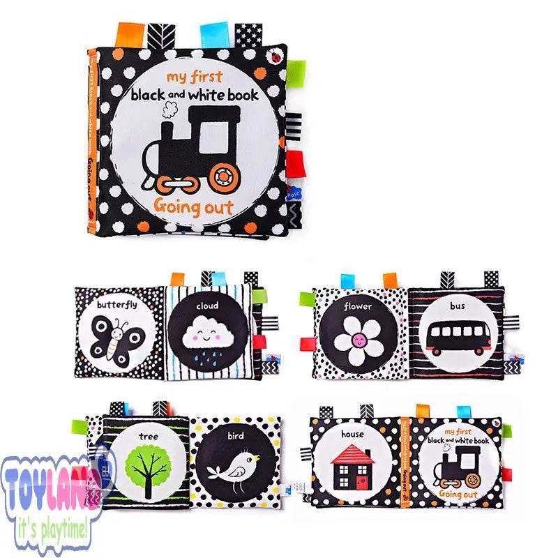 بطاقات مونتيسوري التعليمية عالية التباين لتحفيز الطفل بصريًا - ToylandEU