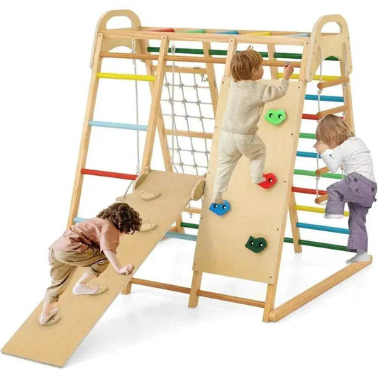  Montessori Indoor Jungle Gym For Toddlers Eight In One -  ToylandEU™