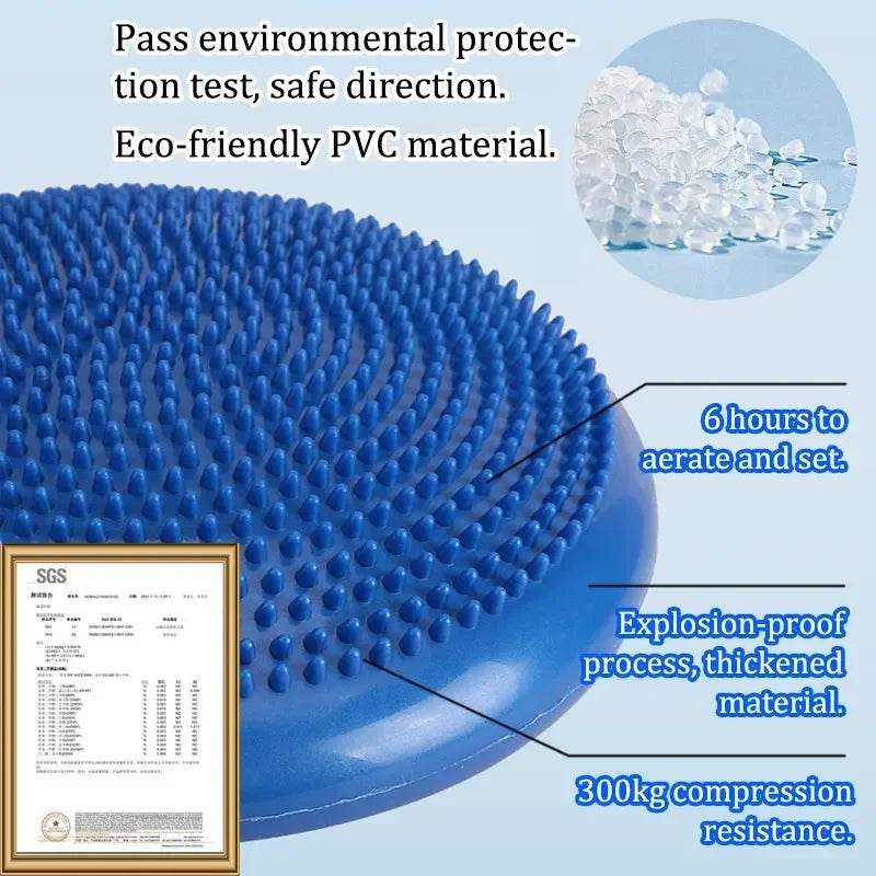 Montessori Inflatable PVC Balance Cushion for Sensory Play & Training - ToylandEU