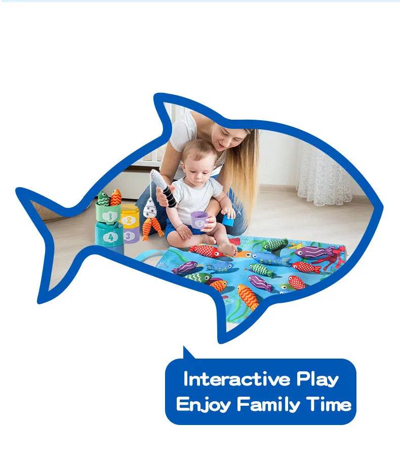 Kids Cloth Fishing Game Sensory Toy Montessori Toy Fun Game Party Events Holiday Gifts For Boy Girl - ToylandEU