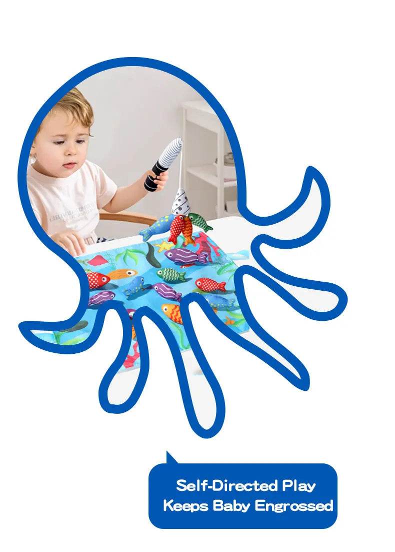 Kids Cloth Fishing Game Sensory Toy Montessori Toy Fun Game Party Events Holiday Gifts For Boy Girl - ToylandEU