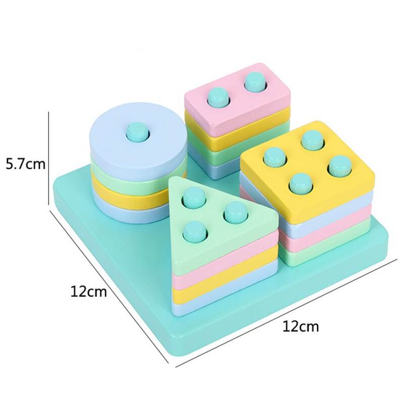 Интерактивен 3D Монтесори дървен пъзел с животни за възраст 0-6 години - ToylandEU