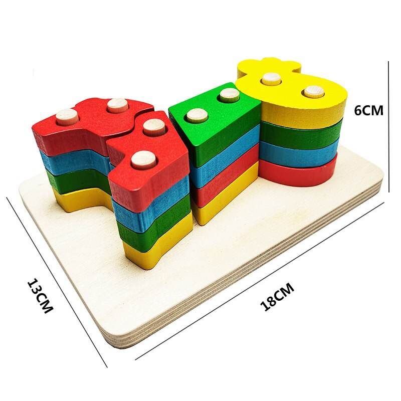Interactive 3D Montessori Wooden Animal Puzzle for Age 0-6 - ToylandEU