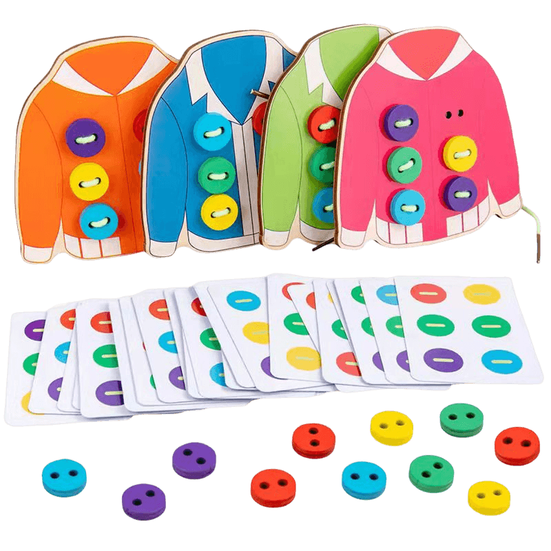 Интерактивен 3D Монтесори дървен пъзел с животни за възраст 0-6 години - ToylandEU