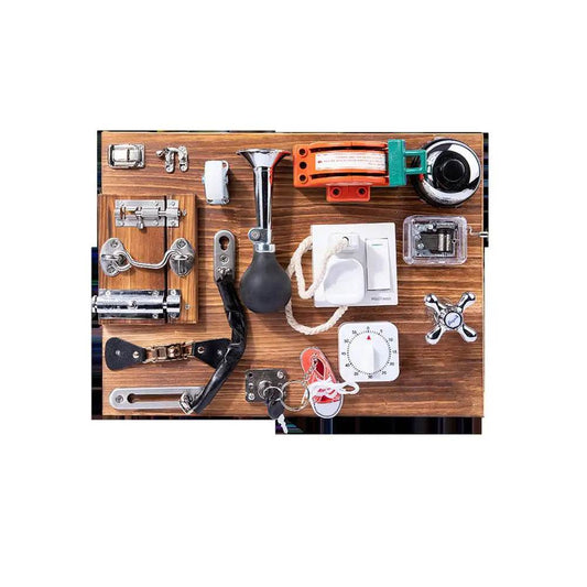 Interactive Montessori Busy Board - DIY Sensory Toy for Kids' Skills - ToylandEU