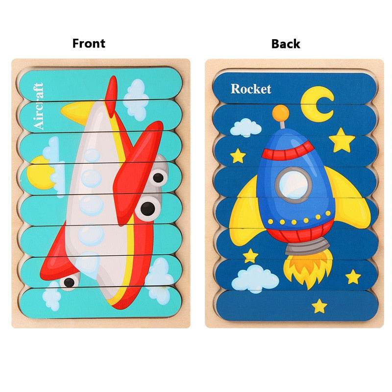 Интерактивен магнитен пъзел Монтесори: Забавна обучаваща играчка за деца 3-6 години - ToylandEU