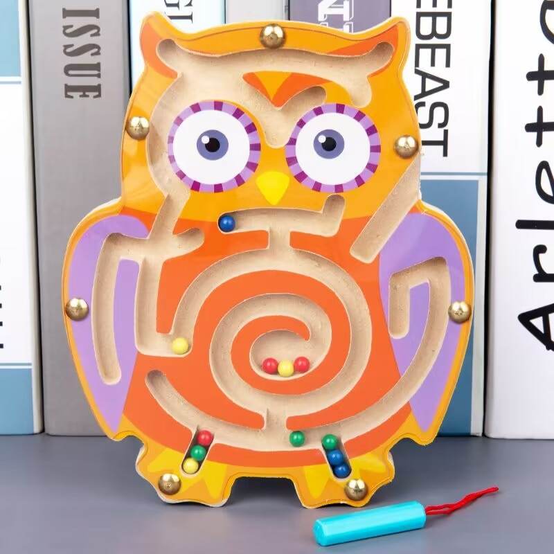 Интерактивен магнитен пъзел Монтесори: Забавна обучаваща играчка за деца 3-6 години - ToylandEU