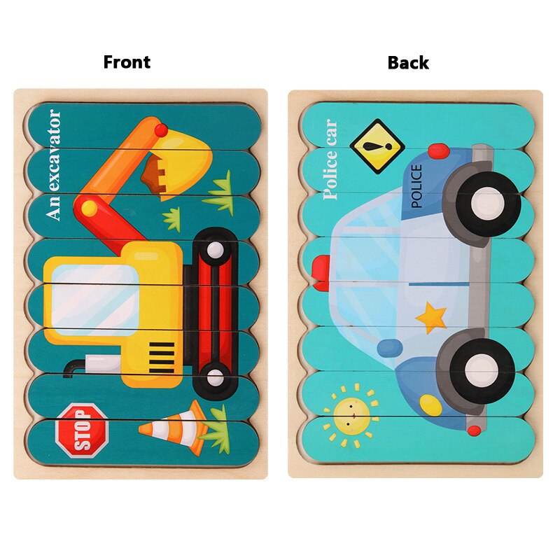 Интерактивен магнитен пъзел Монтесори: Забавна обучаваща играчка за деца 3-6 години - ToylandEU