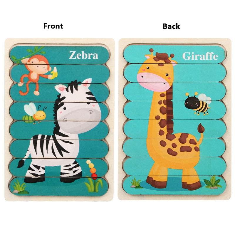 Интерактивен магнитен пъзел Монтесори: Забавна обучаваща играчка за деца 3-6 години - ToylandEU