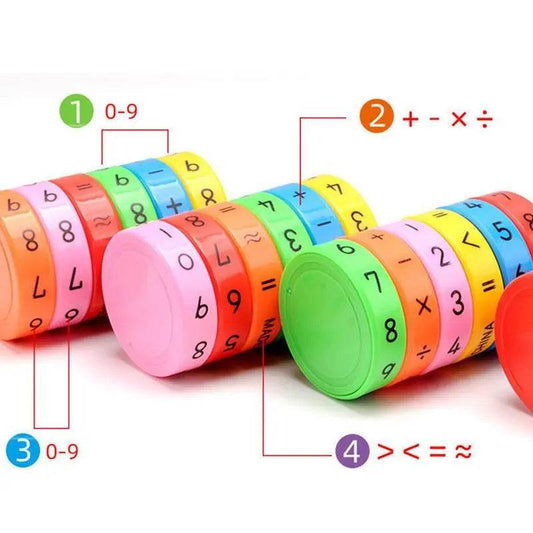 Interactive Math Cubes for Kids - Montessori Learning Toy - ToylandEU