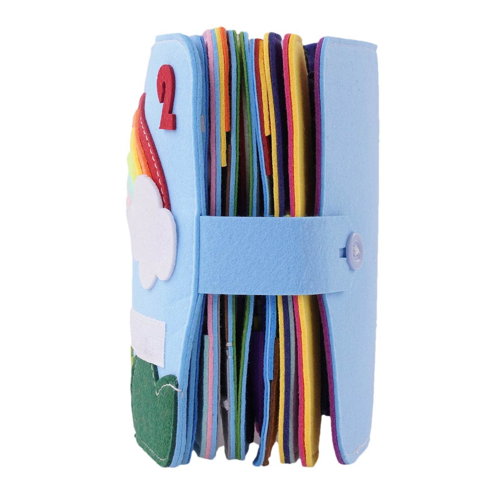 Montessori Interactive Soft Fabric Activity Book for Toddlers - ToylandEU
