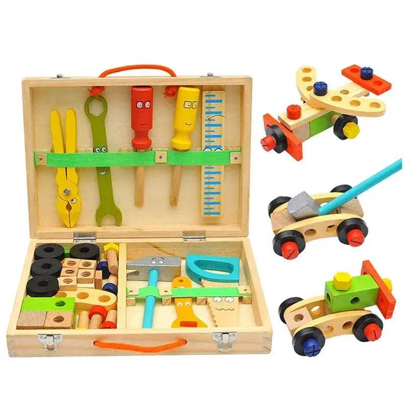 Montessori Kids Toolbox Set For Educational Pretend Play - ToylandEU